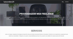 Desktop Screenshot of luiscordero29.com