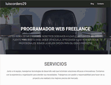 Tablet Screenshot of luiscordero29.com